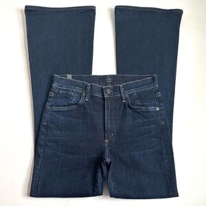 Citizens of Humanity Fleetwood High Rise Flare Jeans Dark Wash Size 27